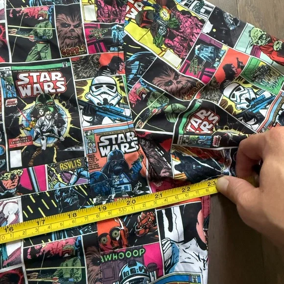 RSVLTS Star Wars shirt comic to the dark side Button Up Shirt Size Large L - Picture 10 of 16